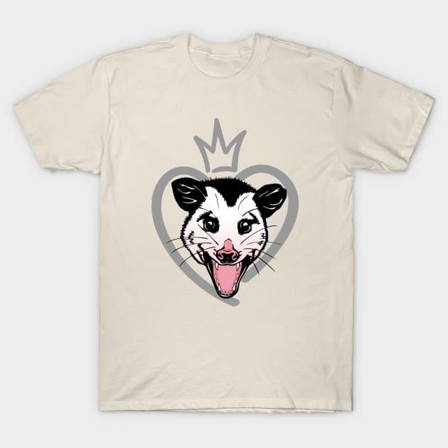 Possum and heart T-Shirt by My Happy-Design